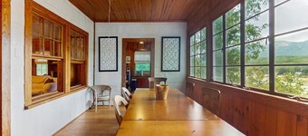 Lakefront cabin at Lake Lure with grill, boathouse, dock & porch