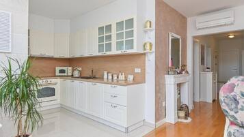 Apartment (Two Bedroom Apartment With Balcony An) | Private kitchen | Fridge