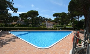Apartment, 3 Bedrooms, Balcony, Pool View | Pool | Outdoor pool - Apartment With Pool in Lignano Pineta (Lignano Sabbiadoro)