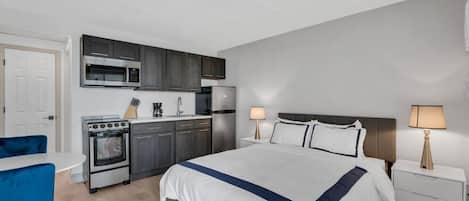 1 habitación, escritorio, wifi y ropa de cama