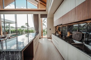 3 Bedrooms Pool Villa | Private kitchen | Fridge, microwave