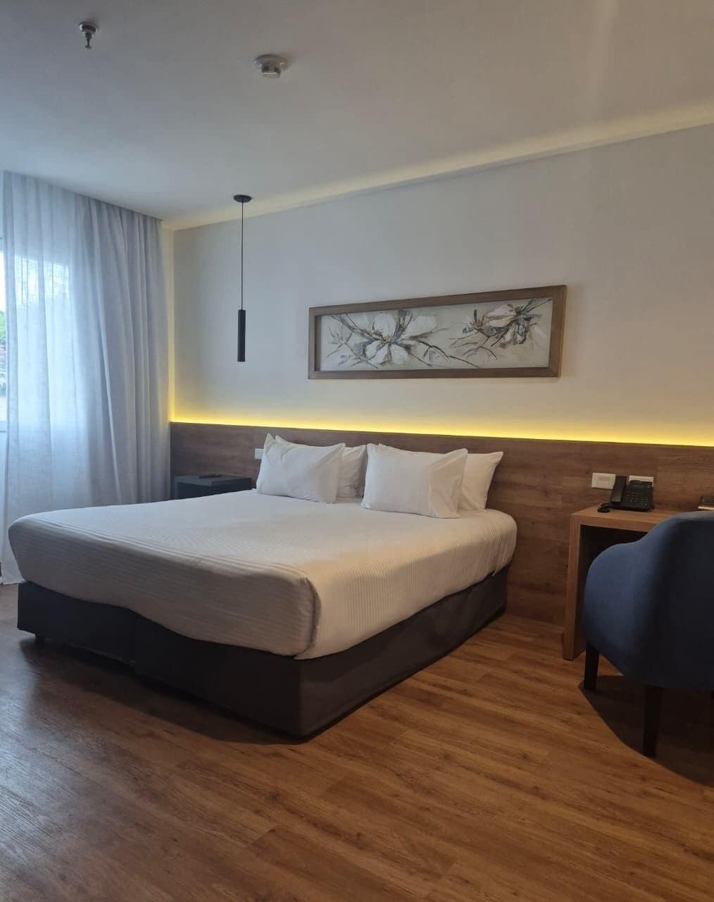 Room, 1 King Bed, Accessible, Non Smoking | Egyptian cotton sheets, premium bedding, down comforters