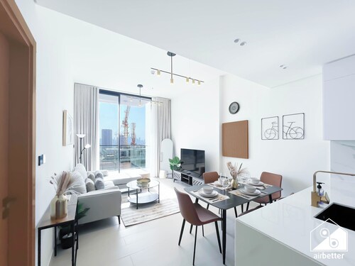 Bright & Modern1br Binghatti Amber JVC Dubai