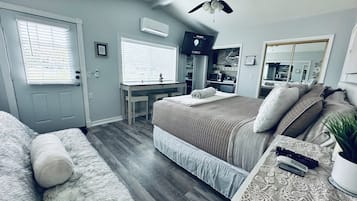 1 dormitorio, escritorio, tabla de planchar con plancha y wifi gratis