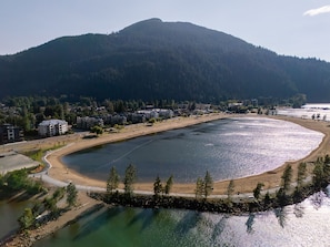 Am Strand, Strandtücher
