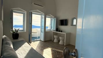 Caja de seguridad en la habitación y cortinas blackout