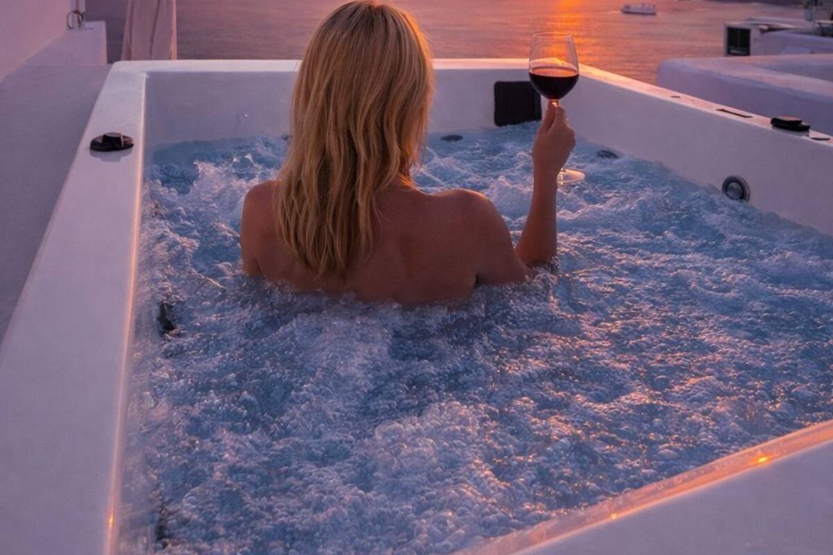 House with Private Jacuzzi and Sunset,Sea View | Terrazza/patio