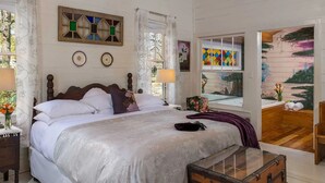 1 bedroom, iron/ironing board, bed sheets