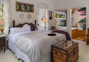 1 makuuhuone, silitysrauta/-lauta, vuodevaatteet