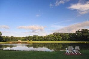 Property grounds - Country Garden Cottage: Charming Private Cottage in Cajun Country with Lake Views & Jetted Tub (Rayne)