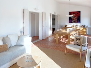 TV connectée, cheminée, chaîne hi-fi