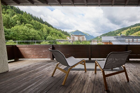 Comfort Apartment, 2 Bedrooms, Mountain View | Balcony view - Apartment Westside Top 9 (Saalbach)