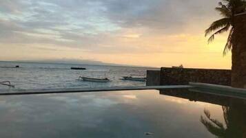 Vue depuis lâhĂ©bergement