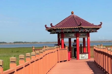 Property grounds. LongYuan Holiday Hotel