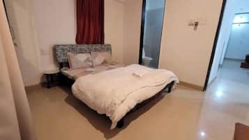 1 chambre, fer et planche Ă repasser, Wi-Fi, draps fournis