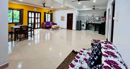 AC Room Overlooking Garden in a Villa