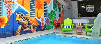 Retro Resort-Style Home w/ Pool, Theater, Game Room, Mini Golf and & More