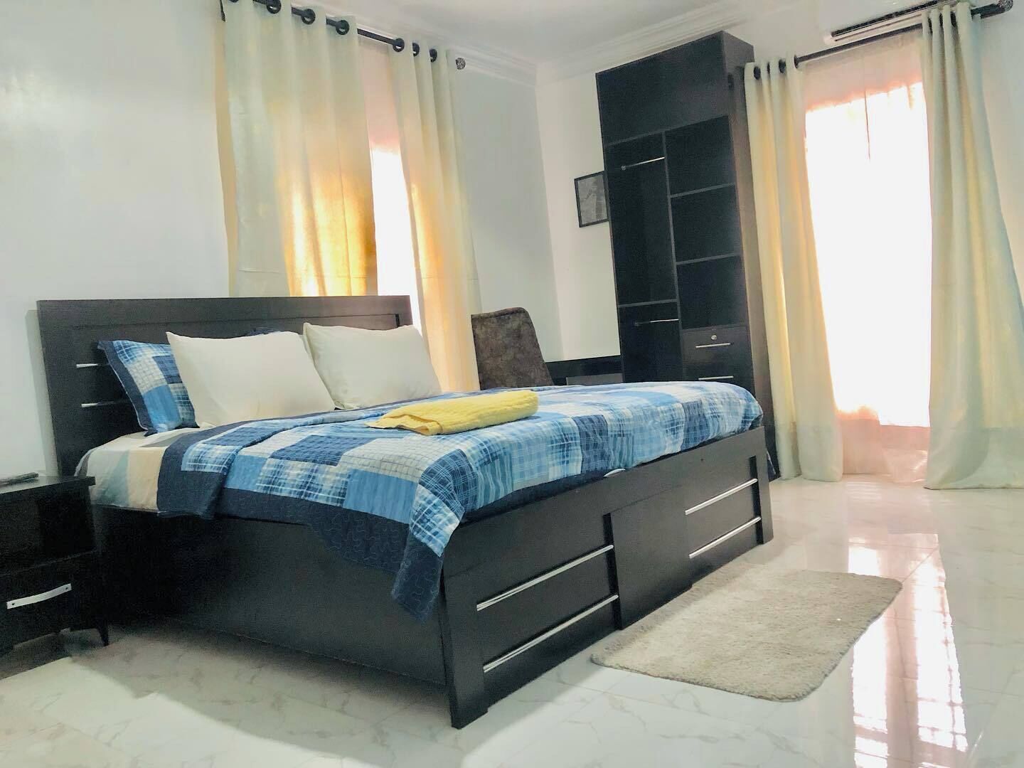 Family Apartment, Balcony, City View | In-room safe, desk, laptop workspace, blackout drapes