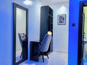 Family Apartment, Balcony, City View | In-room safe, desk, laptop workspace, blackout curtains - 3Tee Serviced Apartment  (Abeokuta)