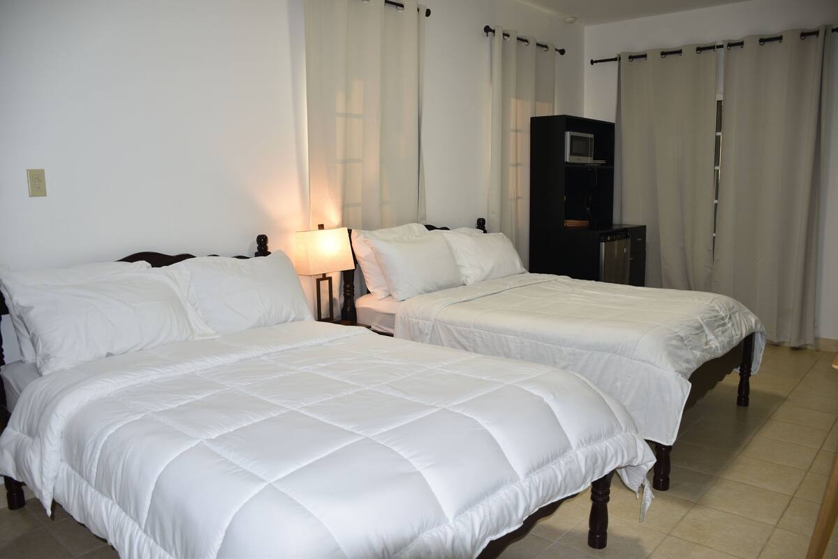 Habitación Deluxe | Espacio para trabajar con un portátil y tabla de planchar con plancha