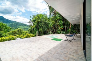Terrace/patio - Hermoso chalet Rodeado de montañas y vegetación exuberante (Nimaima)
