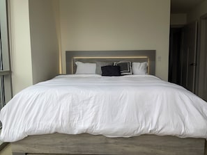 1 habitación, escritorio, tabla de planchar con plancha y wifi