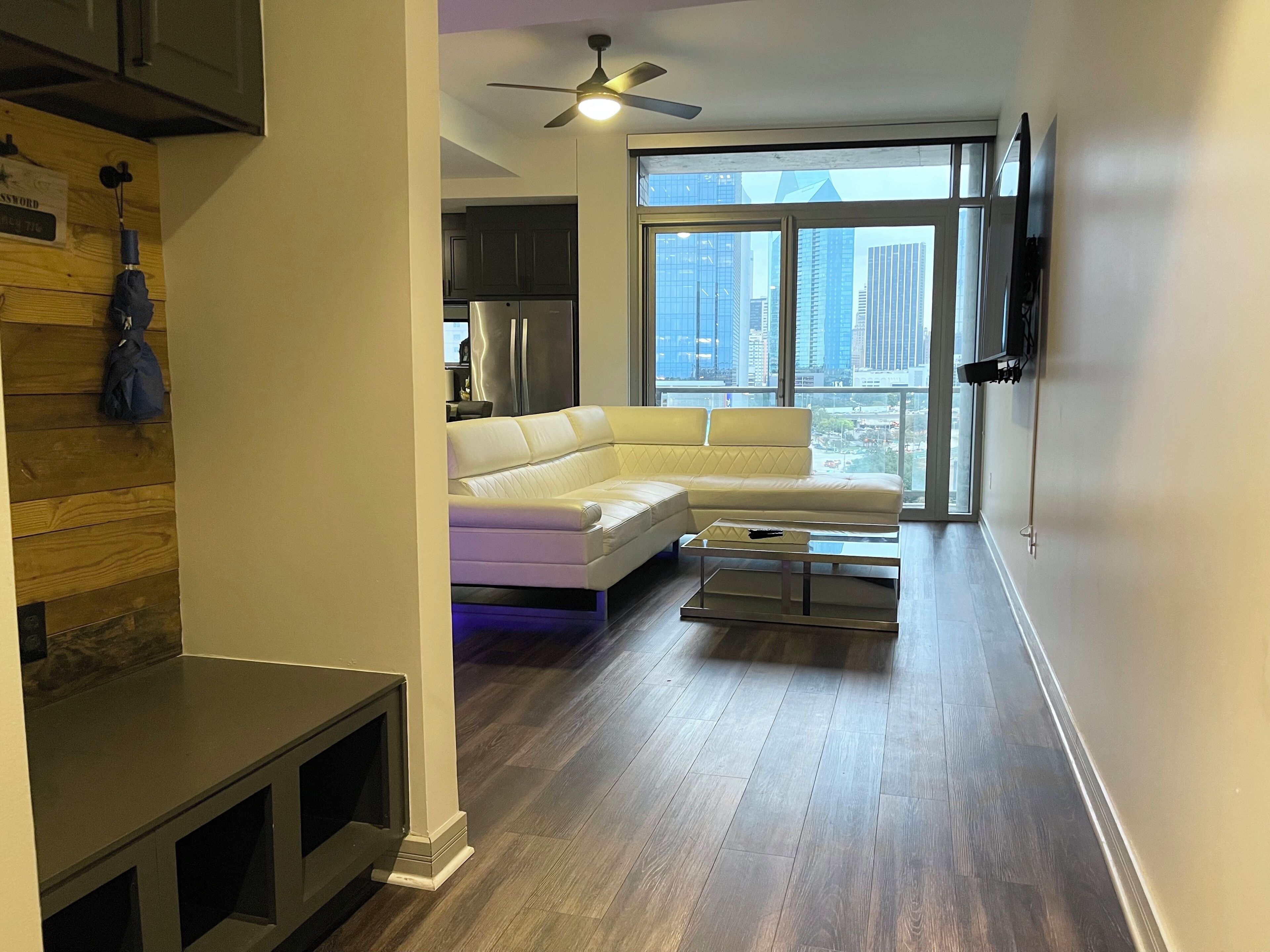 TV connectée, cheminée