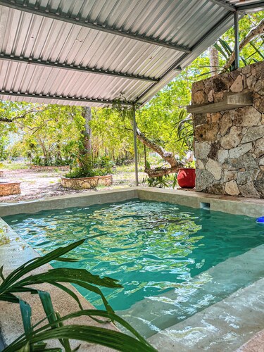 Santa Clara Ecological Reserve. Exclusive hotel in the jungle. Valladolid Yucatan.