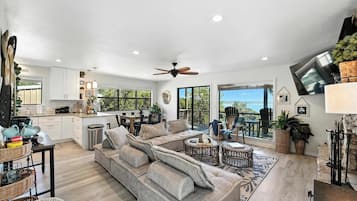 TV, DVD player, offices