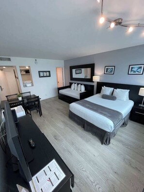 1 bedroom, iron/ironing board, travel crib, WiFi