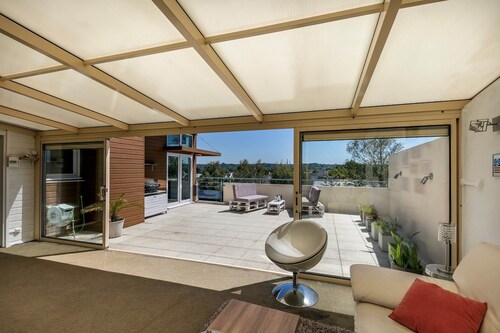 L'Évéa Rooftop: proche mer, apartement luxe, terrase 40m2