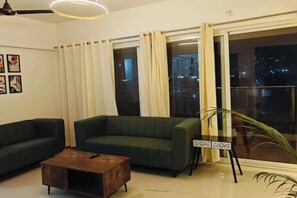 Living area - Classy 2bhk with Skylounge (Pune)