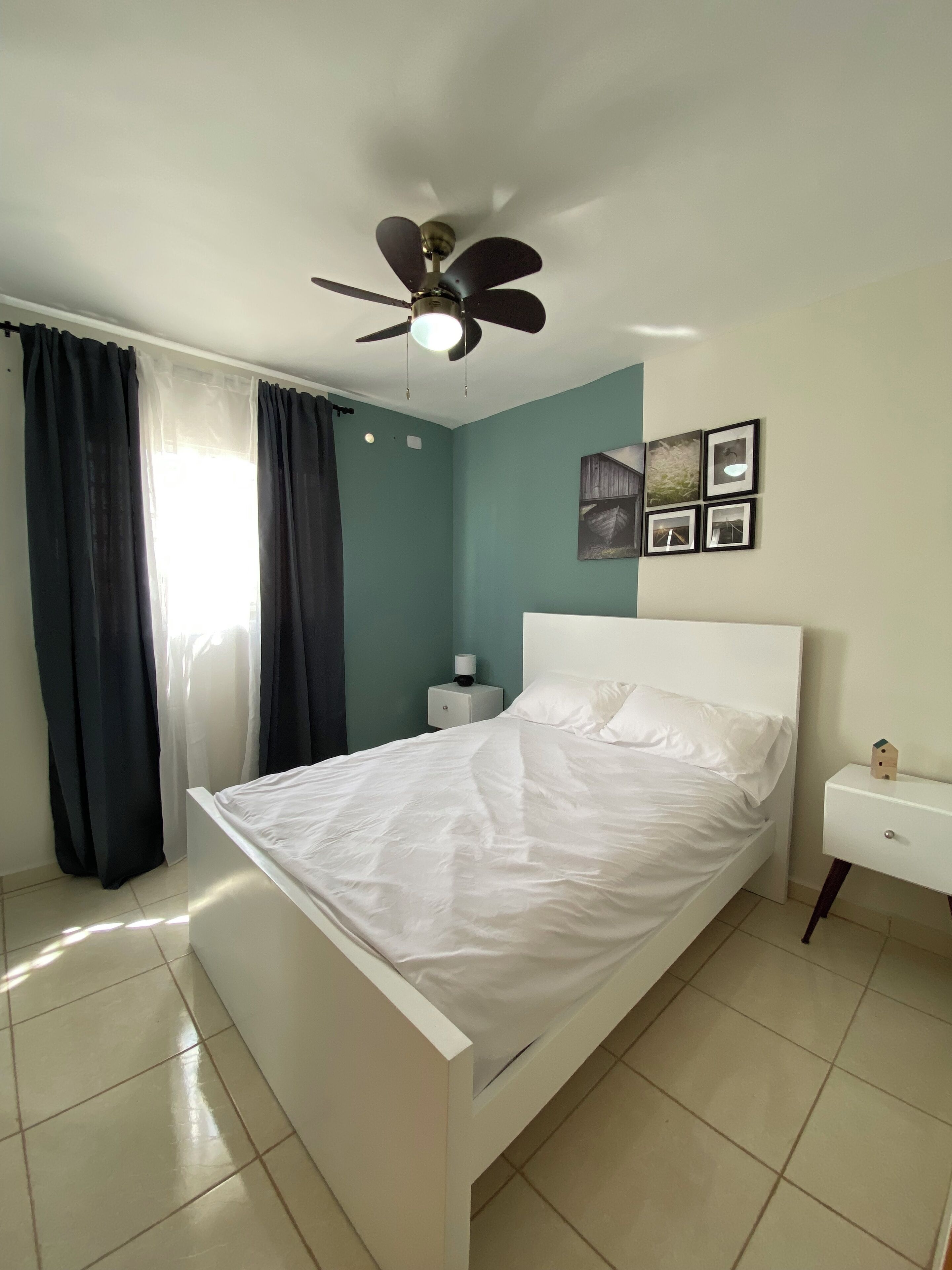 2 bedrooms, iron/ironing board, WiFi (free), bed sheets