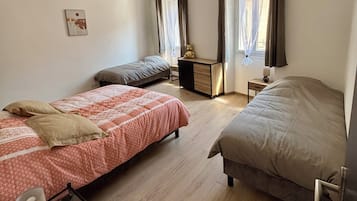 2 quartos, Wi-Fi, roupa de cama