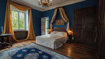 5 slaapkamers, beddengoed
