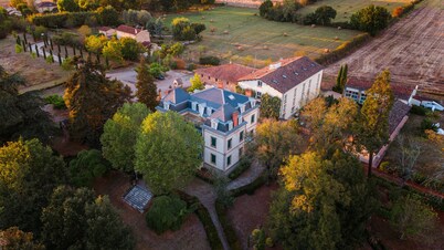 Château privé avec piscine à Cordes-sur-Ciel - Peace, nature and charm-Tarn