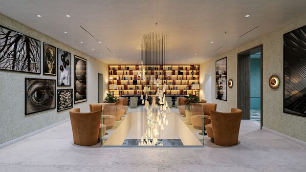 Lobby sitting area