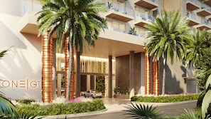 EntrĂ©e de lâhĂ©bergement