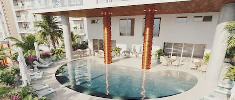 2 piscinas al aire libre