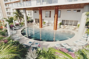 2 piscines extérieures