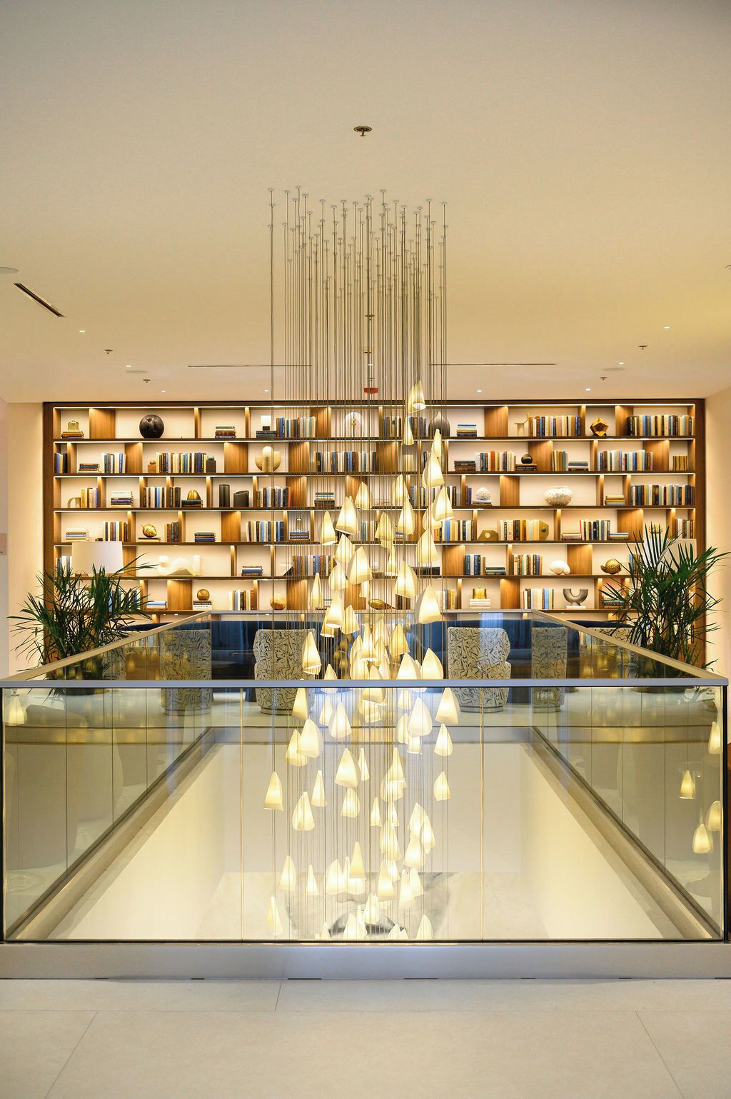 Sala de estar en el lobby