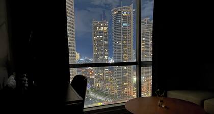 Luxury King Suite studio w/ River View in Novotel Residences Manila near Makati