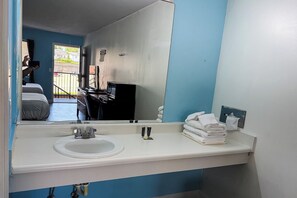 Free toiletries, hair dryer, towels