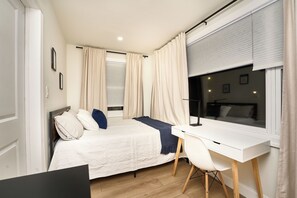 4 bedrooms, iron/ironing board, WiFi, bed sheets