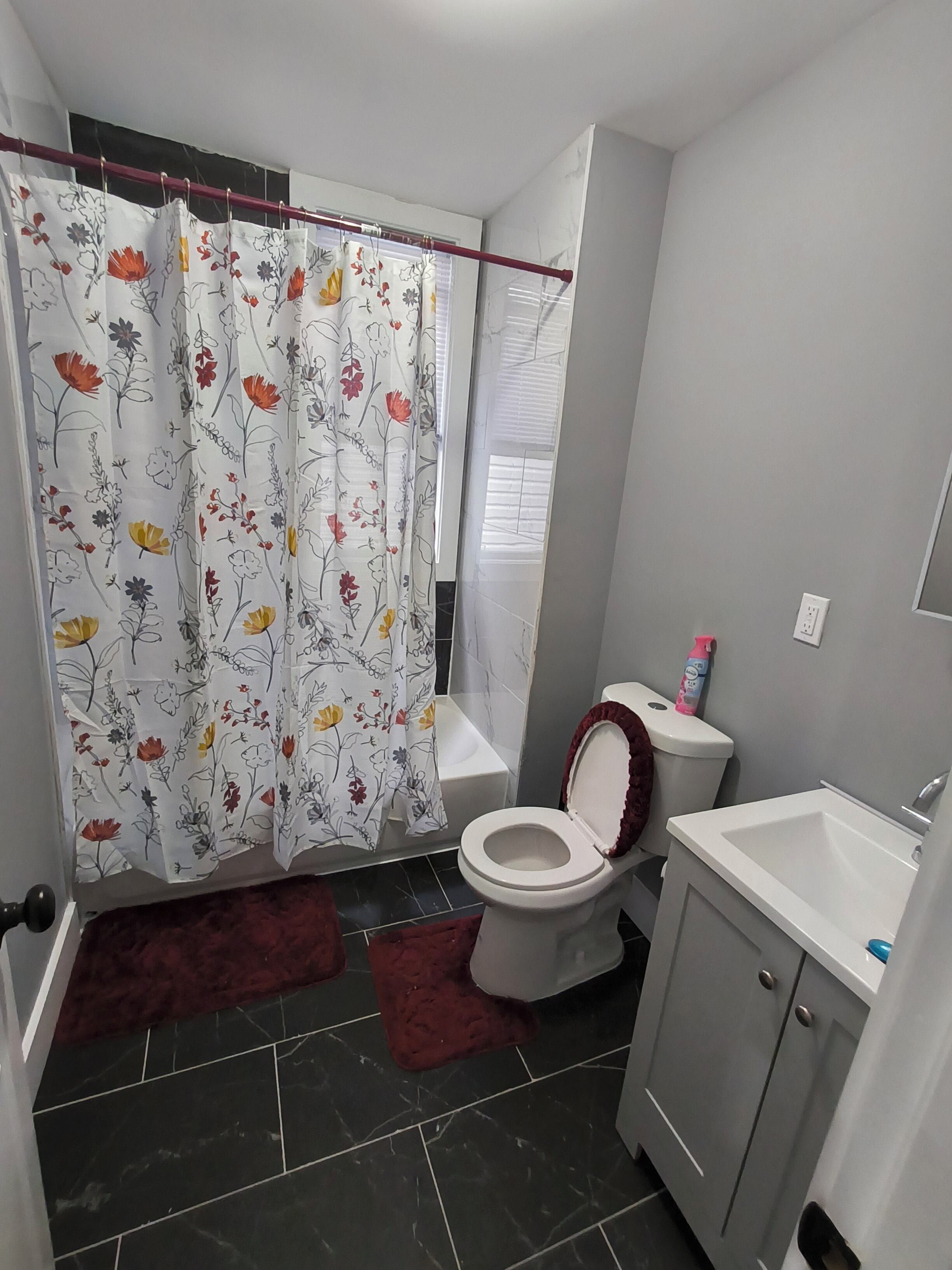 Serviettes fournies, savon, papier toilette