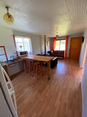 Cabane Familiale, vue montagne | Coin séjour