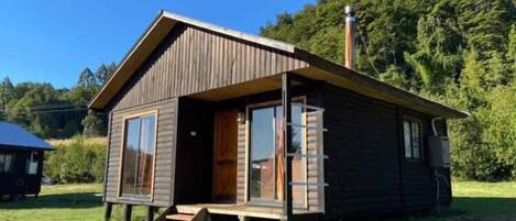 Family Cabin, Mountain View | Terrace/patio