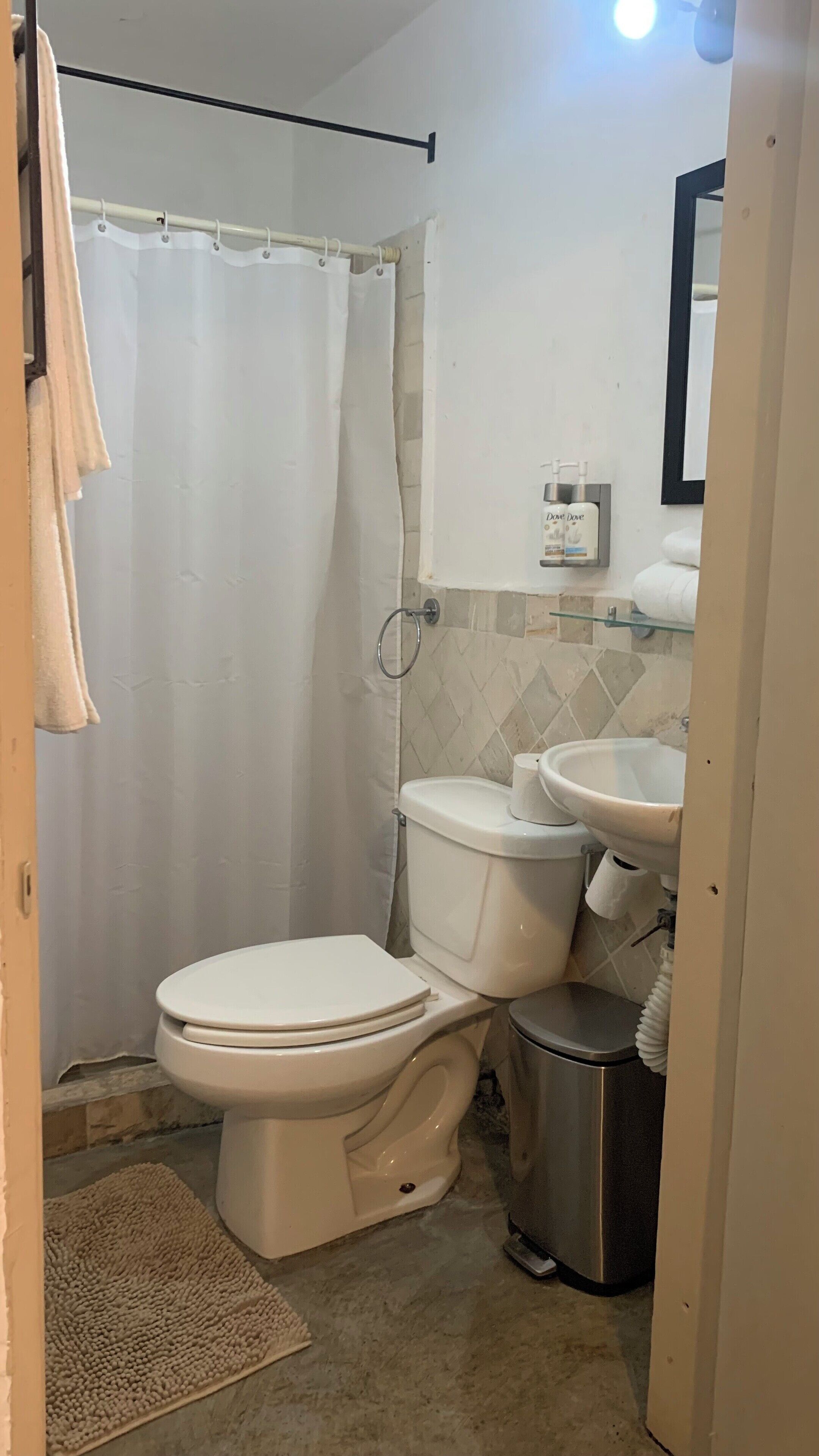 Basic Room | Bathroom | Towels, soap, shampoo, toilet paper