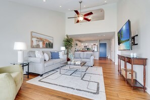 Smart TV, DVD player, books