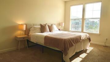 2 bedrooms, desk, iron/ironing board, free WiFi